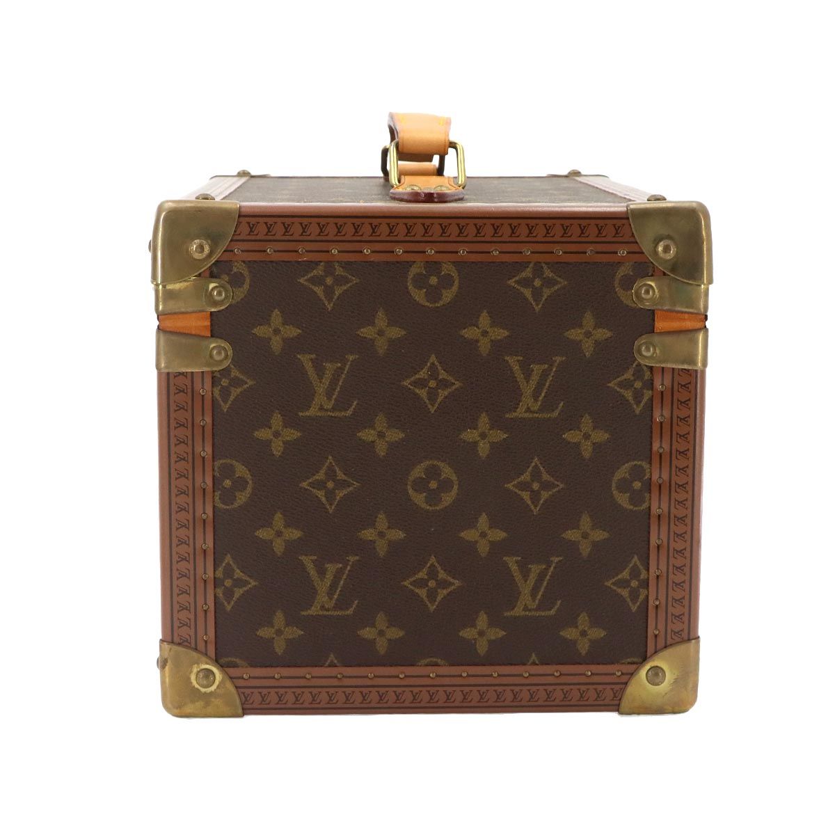 Louis Vuitton Monogram Boite Flacon Makeup Box Vanity Hand Bag Brown — view 3