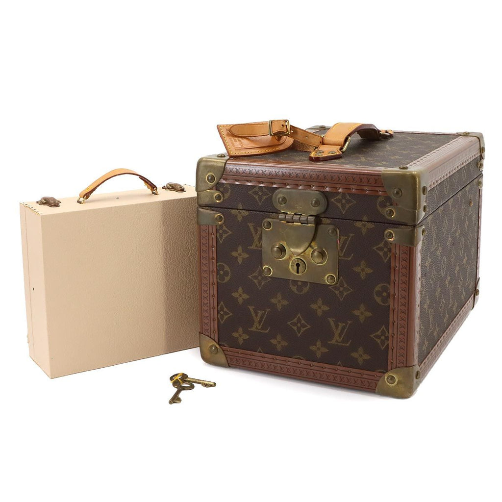Louis Vuitton Monogram Boite Flacon Makeup Box Vanity Hand Bag Brown — view 2