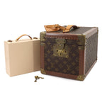 Louis Vuitton Monogram Boite Flacon Makeup Box Vanity Hand Bag Brown — view 2