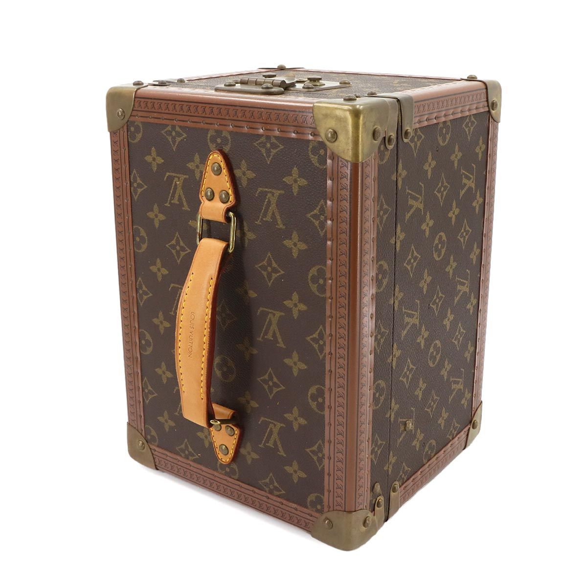 Louis Vuitton Monogram Boite Flacon Makeup Box Vanity Hand Bag Brown — view 6