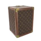Louis Vuitton Monogram Boite Flacon Makeup Box Vanity Hand Bag Brown — view 5