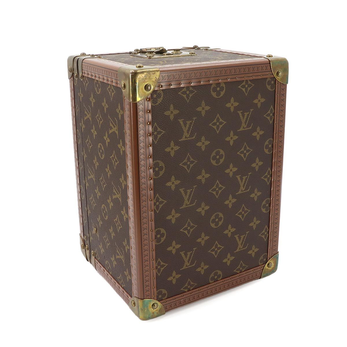 Louis Vuitton Monogram Boite Flacon Makeup Box Vanity Hand Bag Brown — view 5
