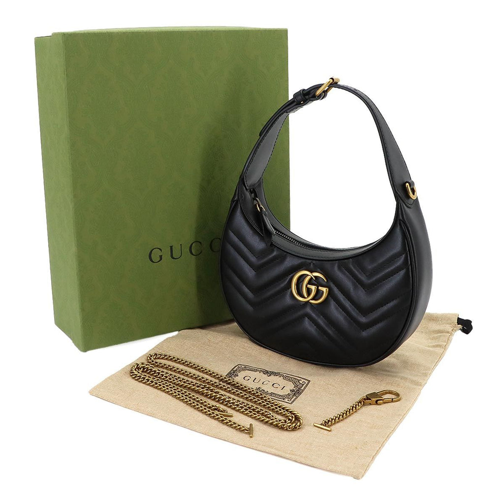 Gucci GG Marmont Half Moon Shoulder Bag — view 2