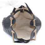 Gucci Interlocking Soho Chain Tote Bag Leather Black — view 6