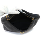 Hermes Trim 31 Shoulder Bag Taurillon Clemence Black Gold — view 6