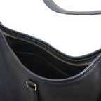 Hermes Trim 31 Shoulder Bag Taurillon Clemence Black Gold — view 8
