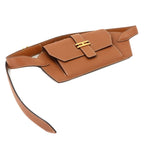 Hermes Elan Pocket 24 Belt Waist Pouch Bag Swift Gold XS — view 4