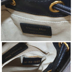 Dior Oblique Backpack Canvas Leather Navy — view 7
