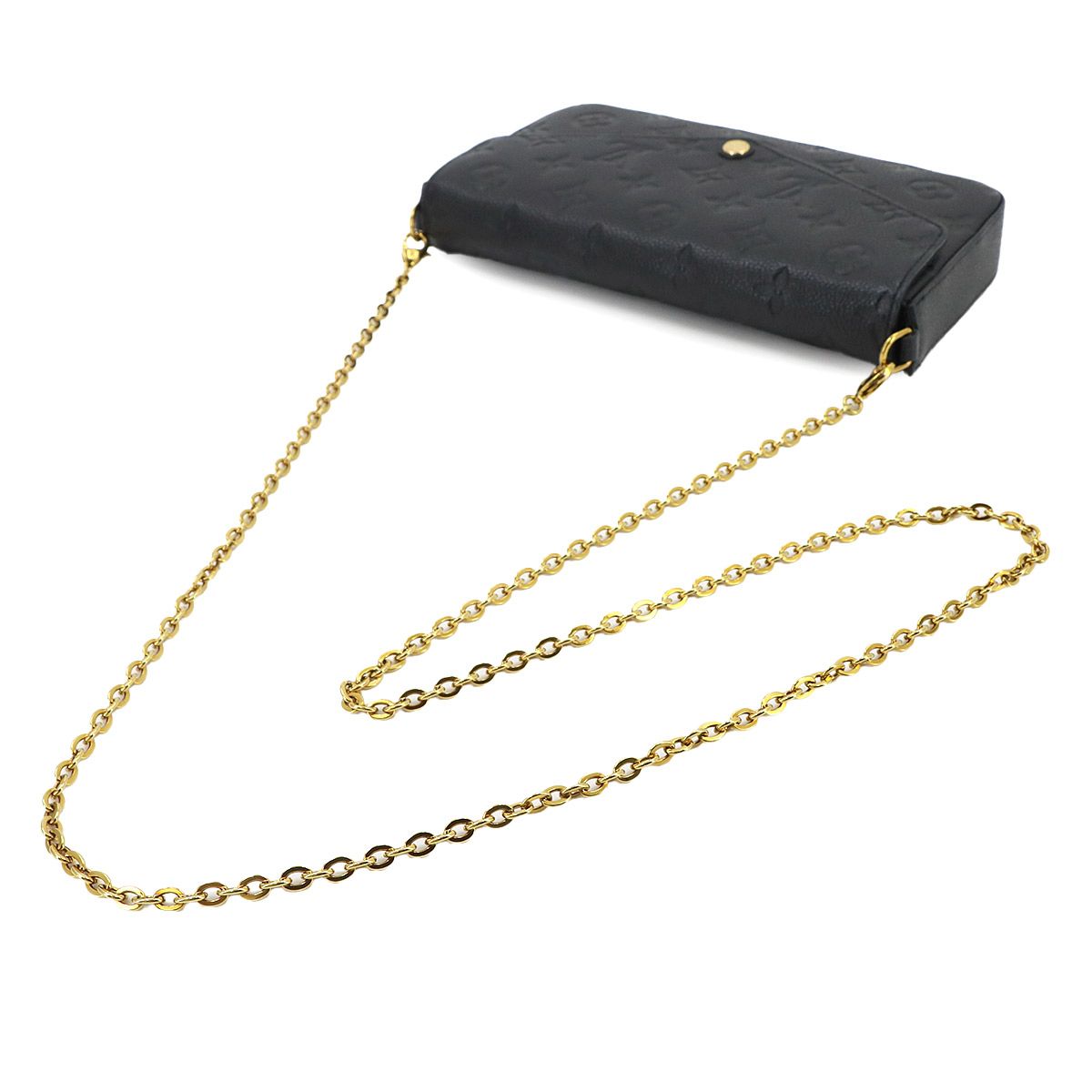 Louis Vuitton Monogram Empreinte Pochette Felicie Chain Wallet Leather Shoulder Bag — view 6