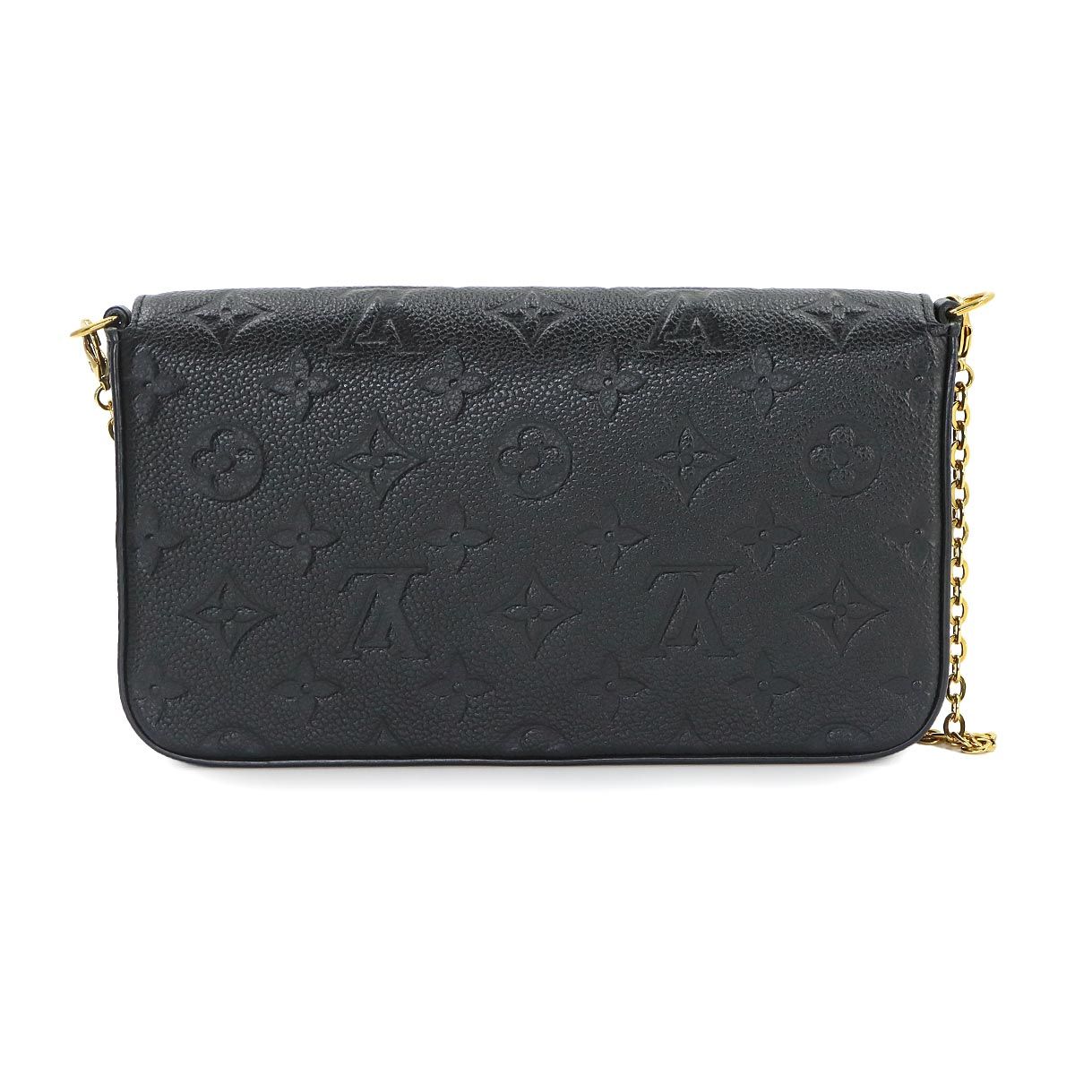 Louis Vuitton Monogram Empreinte Pochette Felicie Chain Wallet Leather Shoulder Bag — view 3