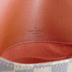 Louis Vuitton Damier Musette Shoulder Bag Ebene Brown Gold — view 8