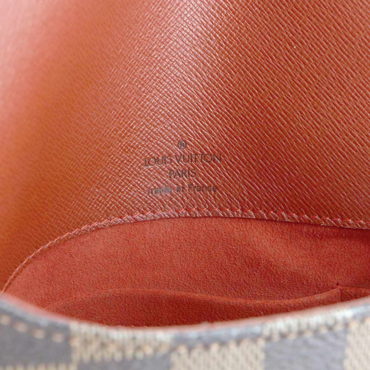 Louis Vuitton Damier Musette Shoulder Bag Ebene Brown Gold — view 8
