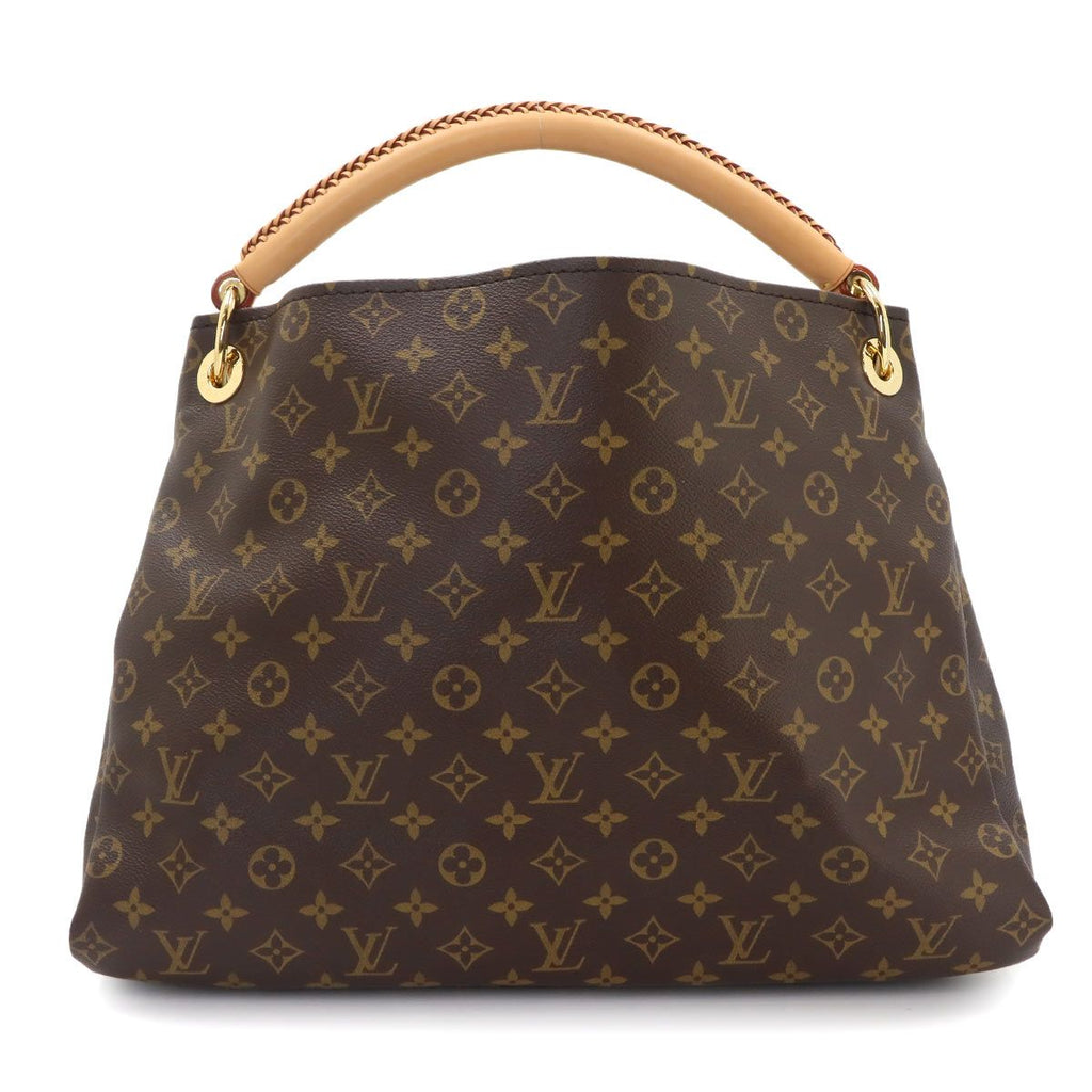 Louis Vuitton Monogram Artsy MM Shoulder Bag Brown Gold — view 2