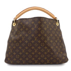 Louis Vuitton Monogram Artsy MM Shoulder Bag Brown Gold — view 2