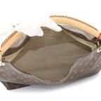 Louis Vuitton Monogram Artsy MM Shoulder Bag Brown Gold — view 6
