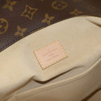 Louis Vuitton Monogram Artsy MM Shoulder Bag Brown Gold — view 7