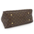 Louis Vuitton Monogram Artsy MM Shoulder Bag Brown Gold — view 4