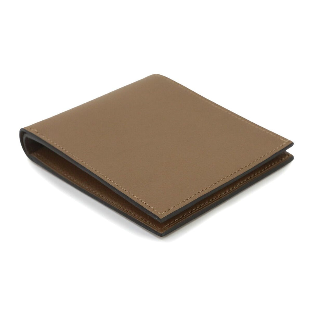 Hermes Citizen Twill Compact Bifold Wallet Evercolor Beige Dwymar — view 5