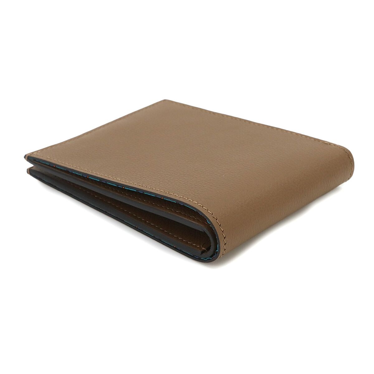 Hermes Citizen Twill Compact Bifold Wallet Evercolor Beige Dwymar — view 4