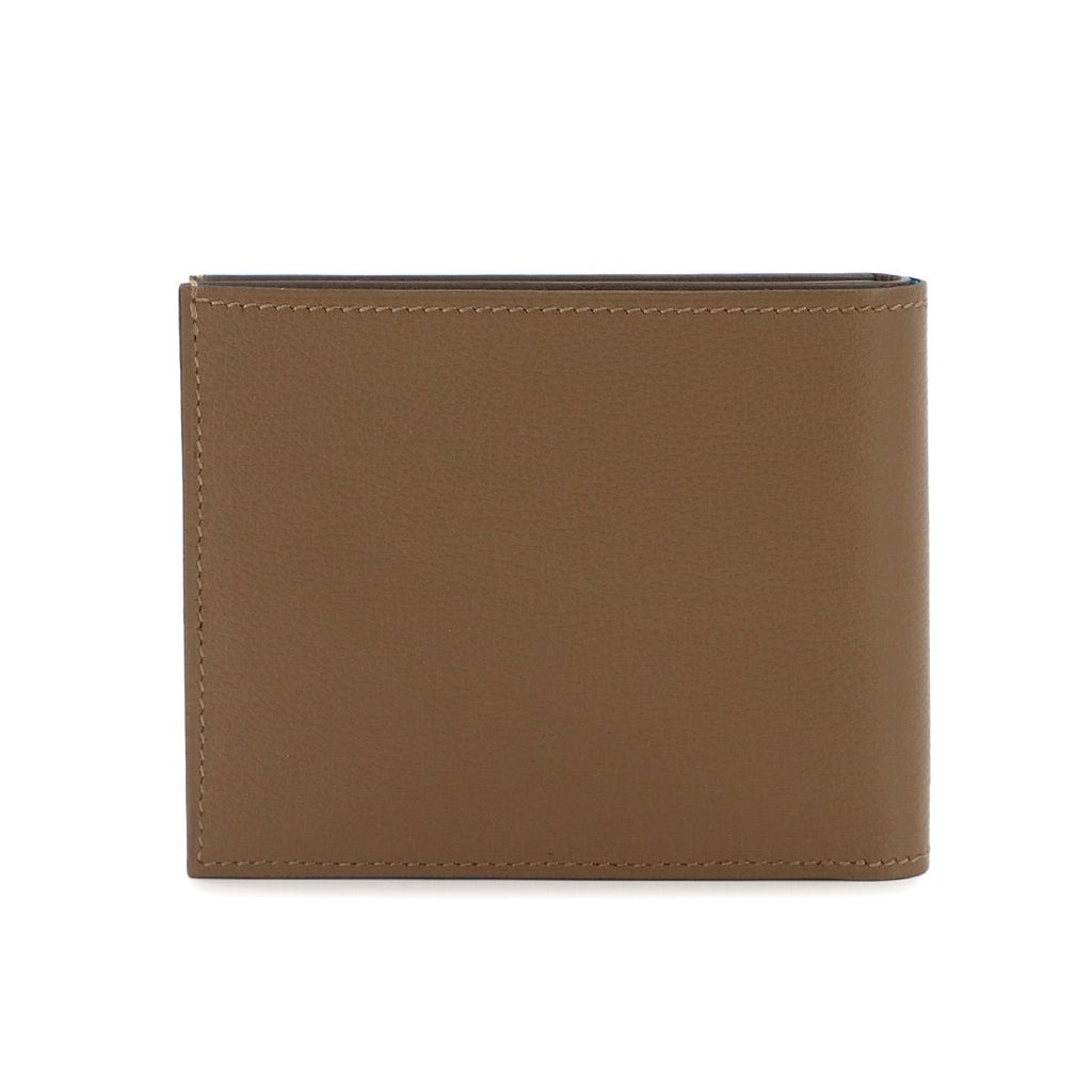 Hermes Citizen Twill Compact Bifold Wallet Evercolor Beige Dwymar — view 3