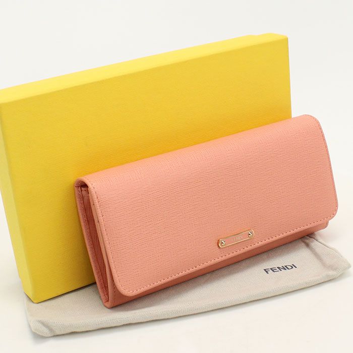 Fendi Wallet Double Fold Calfskin