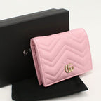 Gucci Small Wallet Double Bifold Leather