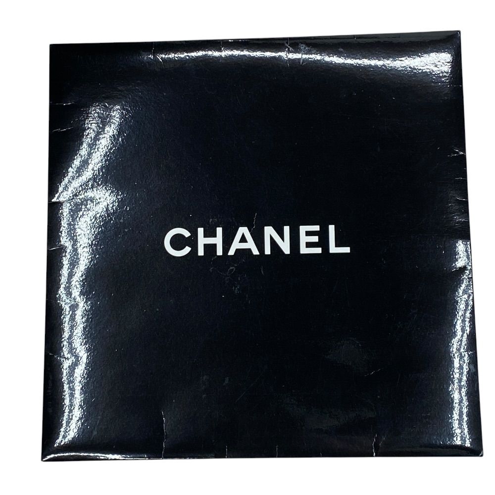 Chanel French Festival Limited Chiffon Scarf CC Logo Camellia Silk Blue Gray — view 8