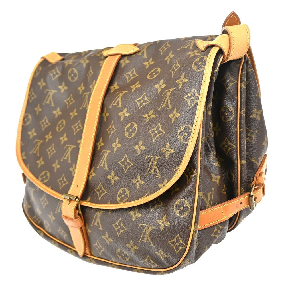 Louis Vuitton Saumur 35 Shoulder Bag Monogram Leather — view 4