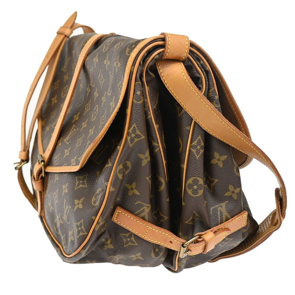 Louis Vuitton Saumur 35 Shoulder Bag Monogram Leather — view 2