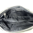 Prada 2-Way Quilted Handbag Shoulder Bag Crossbody Triangle Logo Nylon Leather — view 4