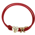 Louis Vuitton Red Gold Vintage Bracelet