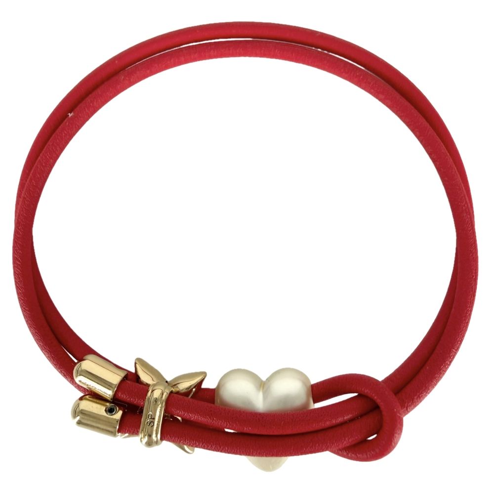 Louis Vuitton Red Gold Vintage Bracelet — view 2