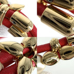 Louis Vuitton Red Gold Vintage Bracelet — view 5