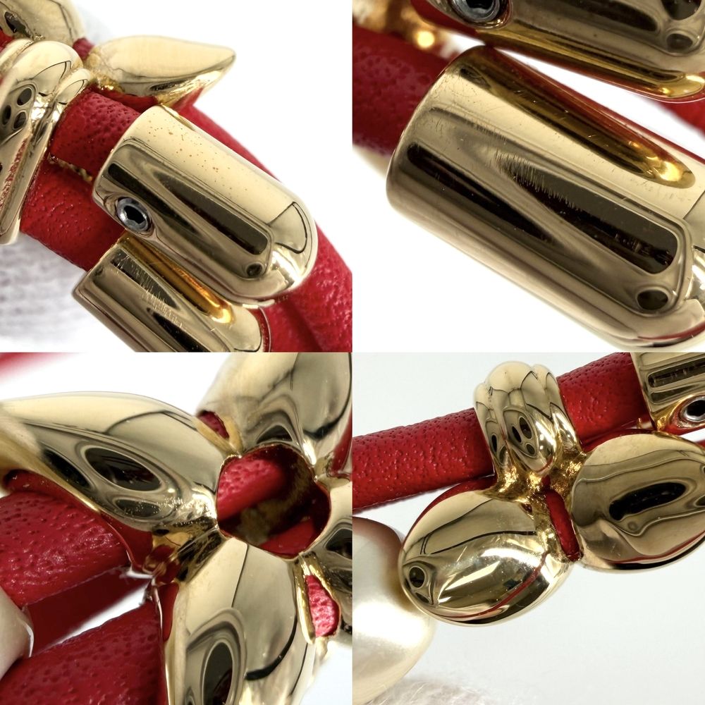 Louis Vuitton Red Gold Vintage Bracelet — view 5