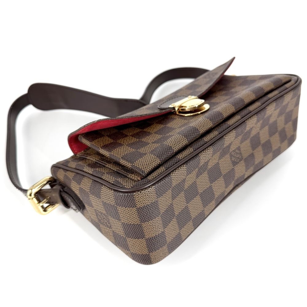 Louis Vuitton 2-Way Ravello GM Shoulder Bag Handbag Damier Canvas Brown Gold — view 3