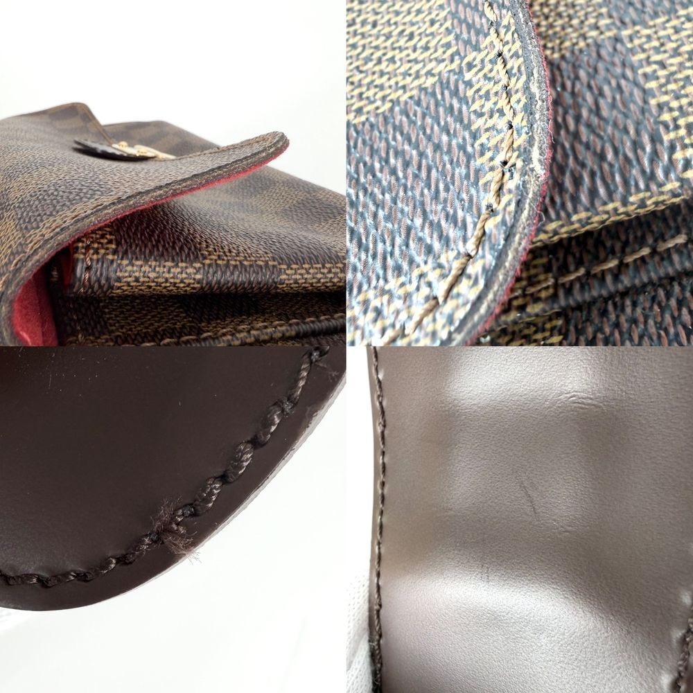 Louis Vuitton 2-Way Ravello GM Shoulder Bag Handbag Damier Canvas Brown Gold — view 6