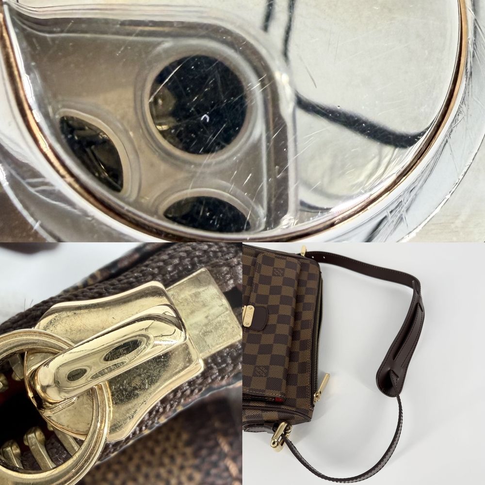 Louis Vuitton 2-Way Ravello GM Shoulder Bag Handbag Damier Canvas Brown Gold — view 7