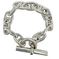 Hermes Bre Chaine D'ancre TGM Accessory 12 Links 925 Sterling Silver