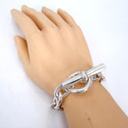 Hermes Bre Chaine D'ancre TGM Accessory 12 Links 925 Sterling Silver — view 2