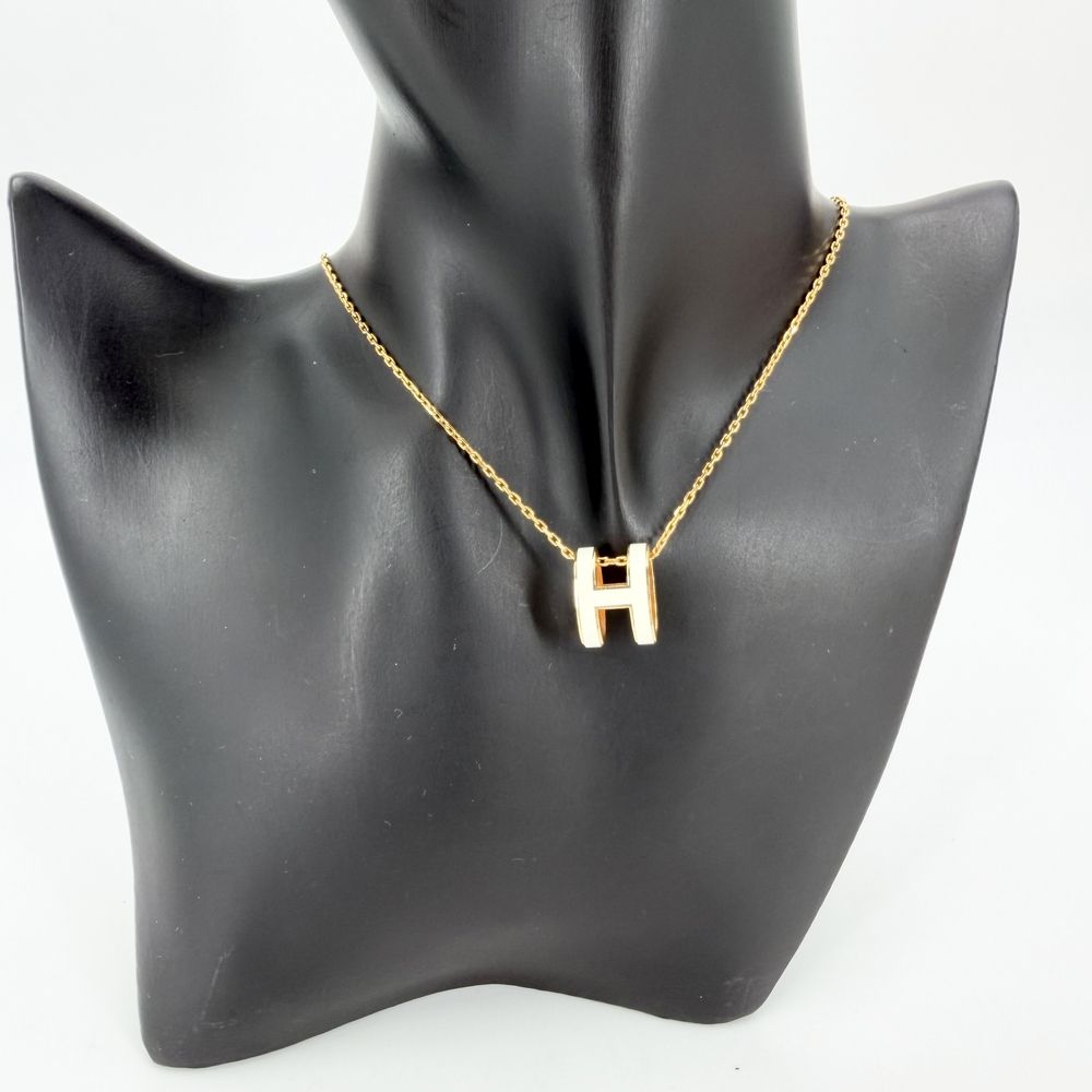 Hermes Necklace Pop Accessory Star White Gold Vintage — view 2