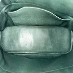 Hermes 2-Way Bolide 35 Handbag Shoulder Bag Crossbody Leather Green Gold Vintage — view 4