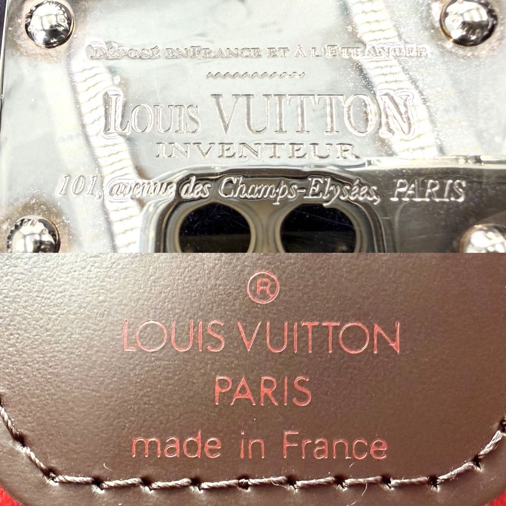 Louis Vuitton Tote Hampstead PM Handbag Shoulder Damier Canvas Brown Gold Vintage — view 4