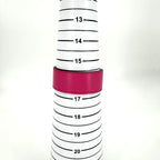 Hermes Bangle Kelly Twist PM Leather Pink Silver Vintage — view 5