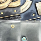Chanel Shoulder Bag Quilted Boy Brick Chain CC Logo Crossbody Lambskin Black — view 6