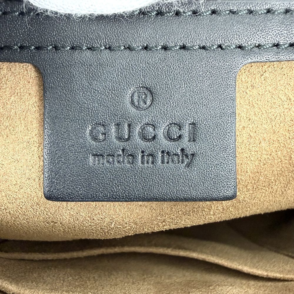 Gucci Tote Horsebit Padlock GG Handbag Shoulder Supreme Canvas Leather Brown — view 5