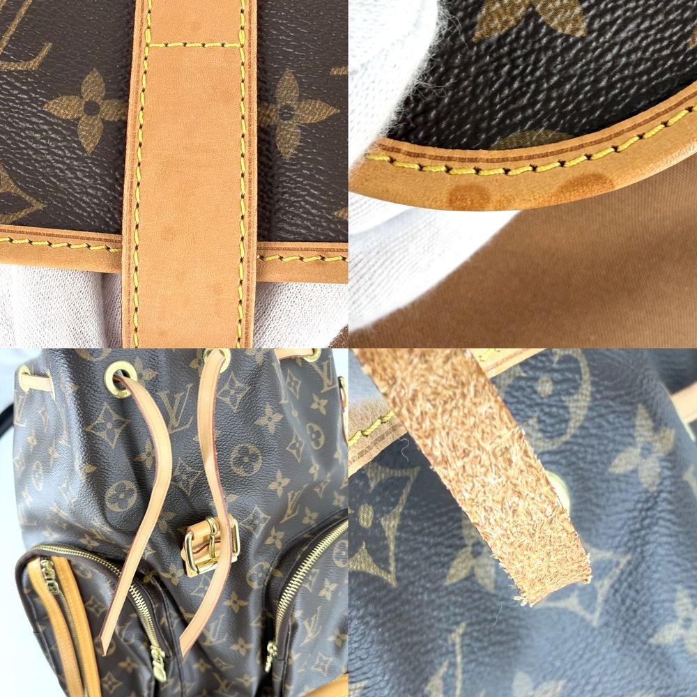 Louis Vuitton Backpack Sac a Dos Bosfall Monogram Canvas Brown Gold Vintage — view 7