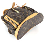 Louis Vuitton Backpack Sac a Dos Bosfall Monogram Canvas Brown Gold Vintage — view 3