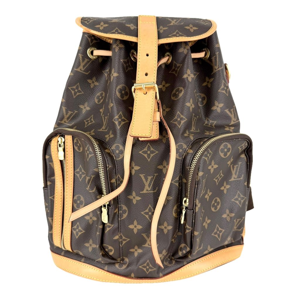 Louis Vuitton Backpack Sac a Dos Bosfall Monogram Canvas Brown Gold Vintage