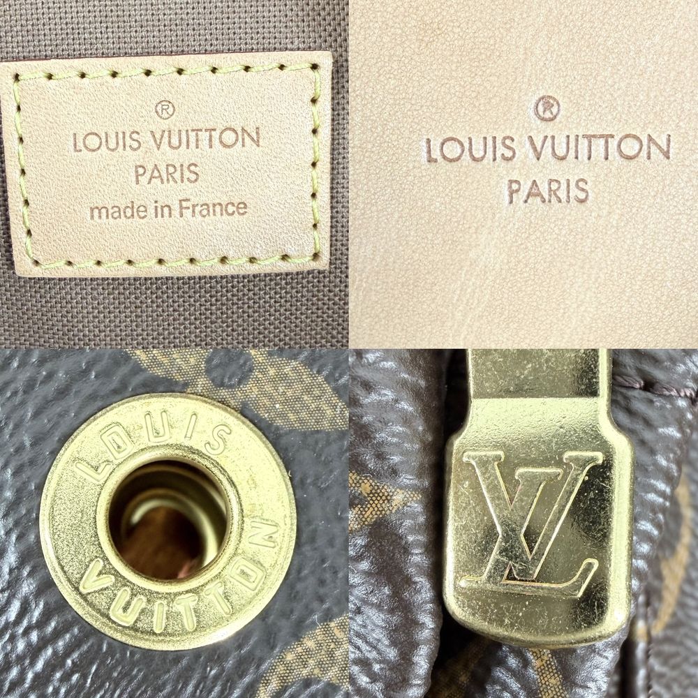 Louis Vuitton Backpack Sac a Dos Bosfall Monogram Canvas Brown Gold Vintage — view 5