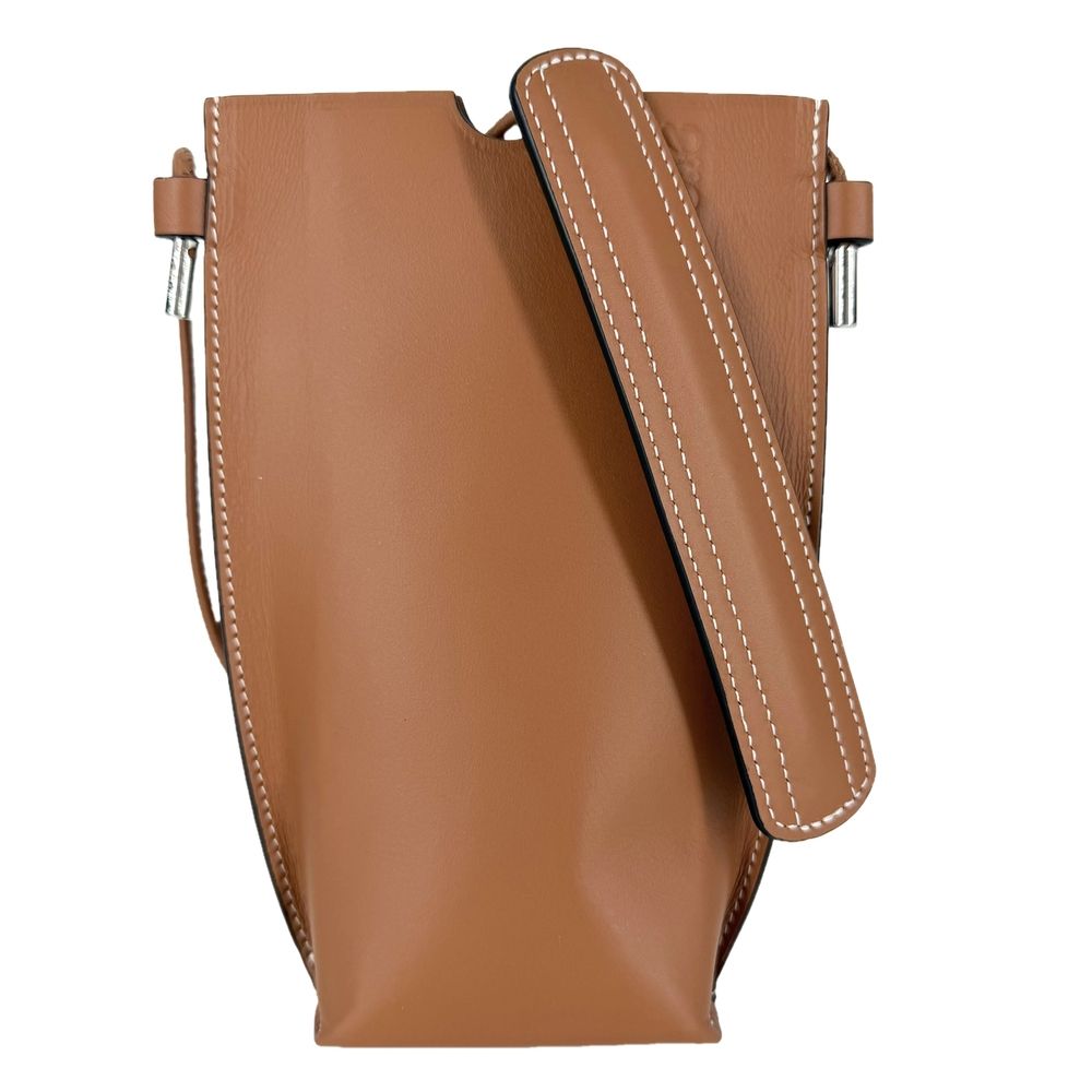 Loewe Shoulder Bag Anagram Gate Pocket Pochette Pouch Crossbody Smartphone